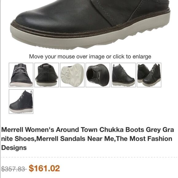 Sedona Sage MERRELL Leather Shoes limite - Picture 2 of 8